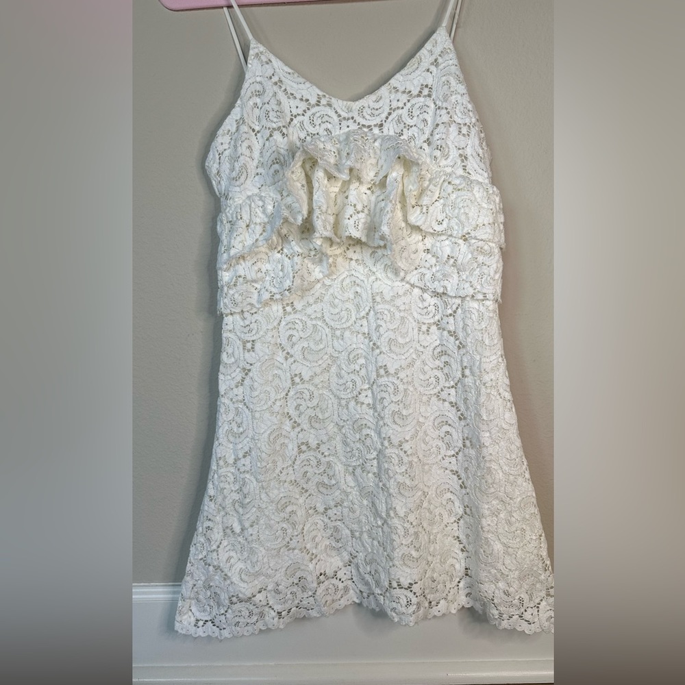 Mango white dress. Size medium.
